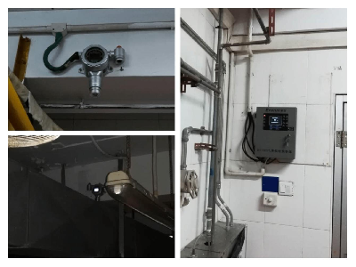 學(xué)校廚房可燃?xì)怏w在線監(jiān)測系統(tǒng)